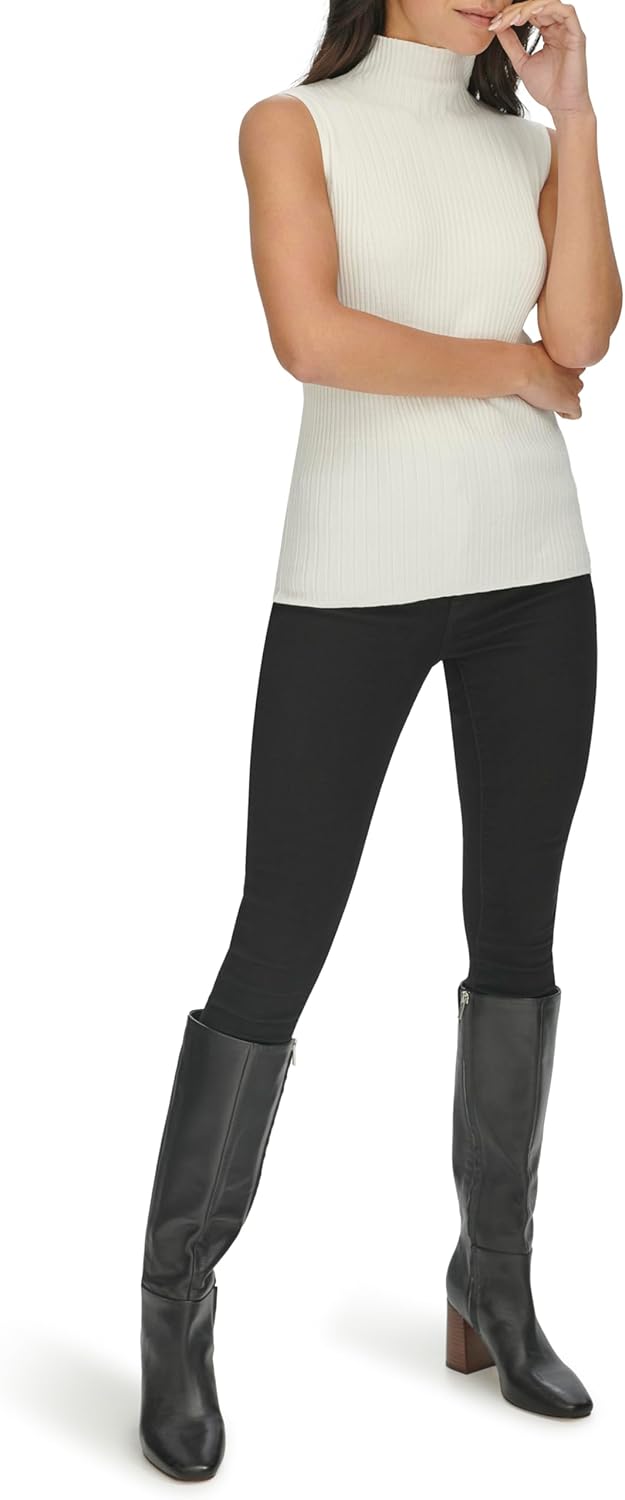 Женский свитер без рукавов с воротником-стойкой Calvin Klein, Cream
Женский свитер без рукавов с воротником-стойкой Calvin Klein, Cream