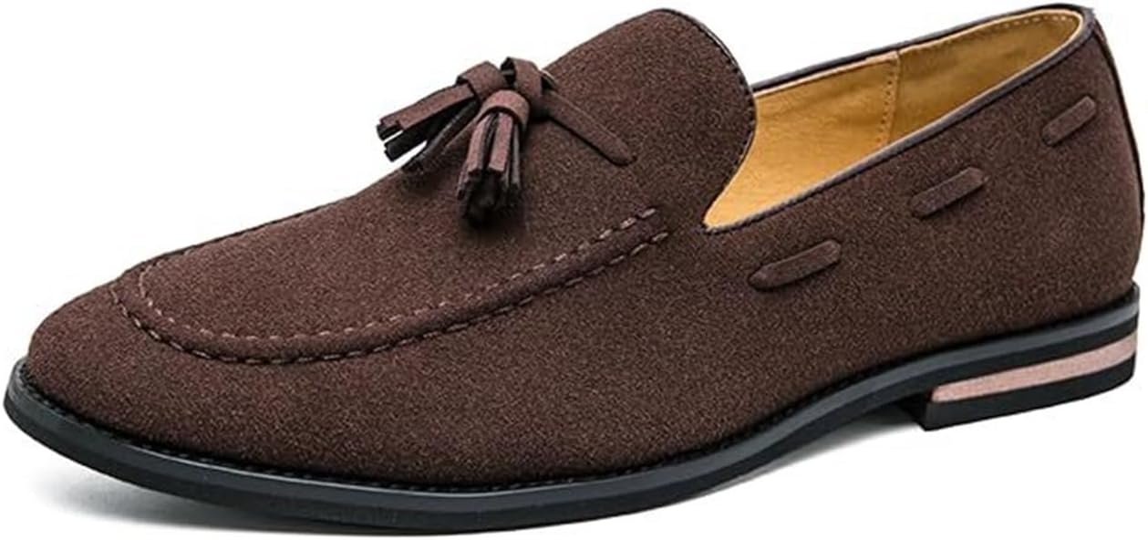 Мужские повседневные лоферы с кисточками, слипоны, обувь, модные легкие туфли, ручная работа, лоферы из замши с пенни, деловые туфли на массивном каблуке, обувь для офиса и прогулок на улице Generic, коричневый
Мужские повседневные лоферы с кисточками, слипоны, обувь, модные легкие туфли, ручная работа, лоферы из замши с пенни, деловые туфли на массивном каблуке, обувь для офиса и прогулок на улице Generic, коричневый