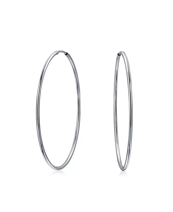 Тонкие минималистичные серьги-кольца-хаги из стерлингового серебра, разные размеры Bling Jewelry, silver
Тонкие минималистичные серьги-кольца-хаги из стерлингового серебра, разные размеры Bling Jewelry, silver