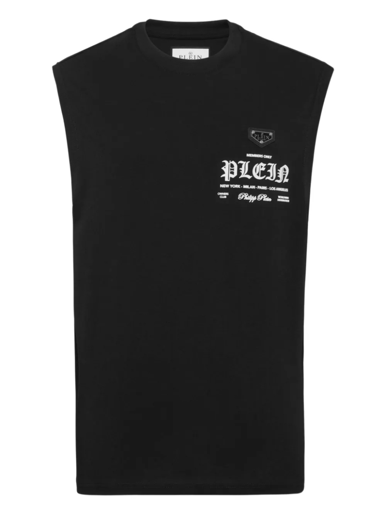 Футболка без рукавов с круглым вырезом Philipp Plein, черный
Футболка без рукавов с круглым вырезом Philipp Plein, черный