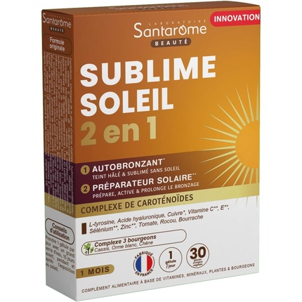 Santarome Sublime Soleil 2 в 1 Автозагар и средство для загара Santarome Bio
Santarome Sublime Soleil 2 в 1 Автозагар и средство для загара Santarome Bio