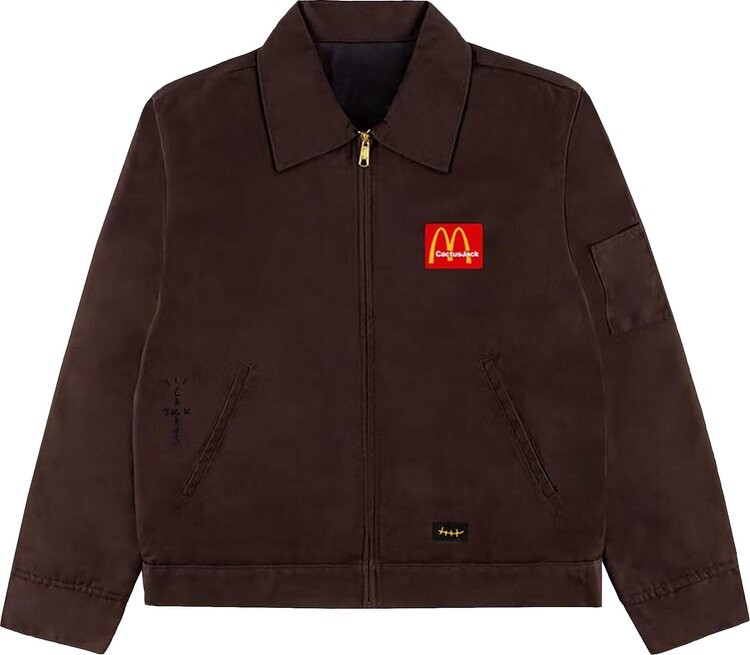 Куртка Cactus Jack by Travis Scott x McDonald's Billions Served Work Jacket 'Brown', коричневый
Куртка Cactus Jack by Travis Scott x McDonald's Billions Served Work Jacket 'Brown', коричневый