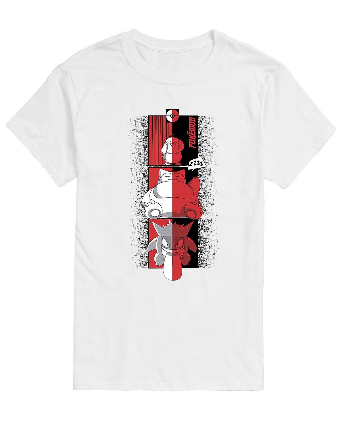 Мужская футболка с рисунком персонажей покемонов AIRWAVES, белый
Мужская футболка с рисунком персонажей покемонов AIRWAVES, белый