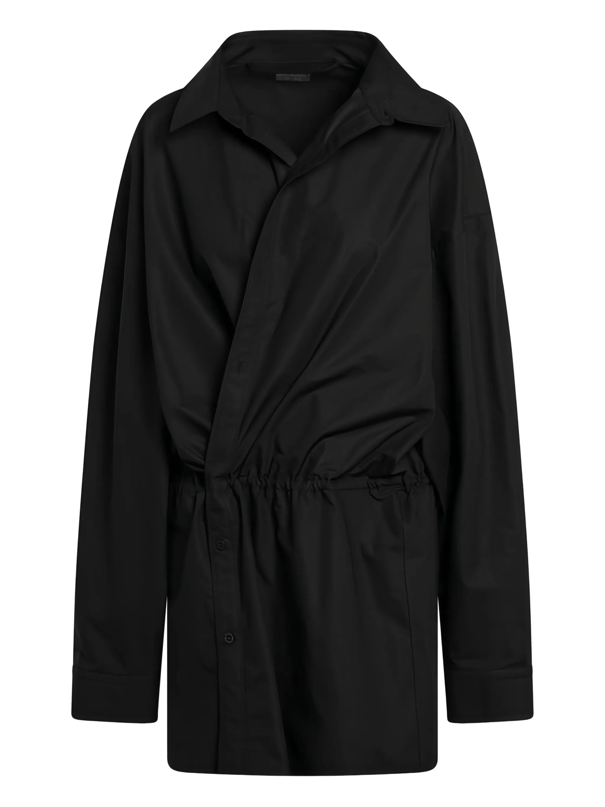 Платье-рубашка мини Balenciaga, черный
Платье-рубашка мини Balenciaga, черный