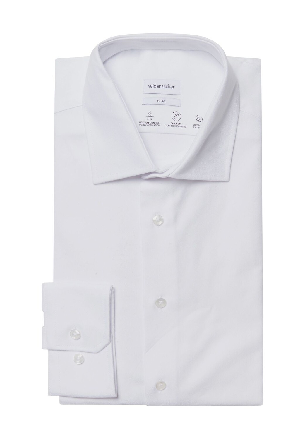 Деловая рубашка, воротник Кент, приталенный крой, мужская seidensticker, белый
Деловая рубашка, воротник Кент, приталенный крой, мужская seidensticker, белый