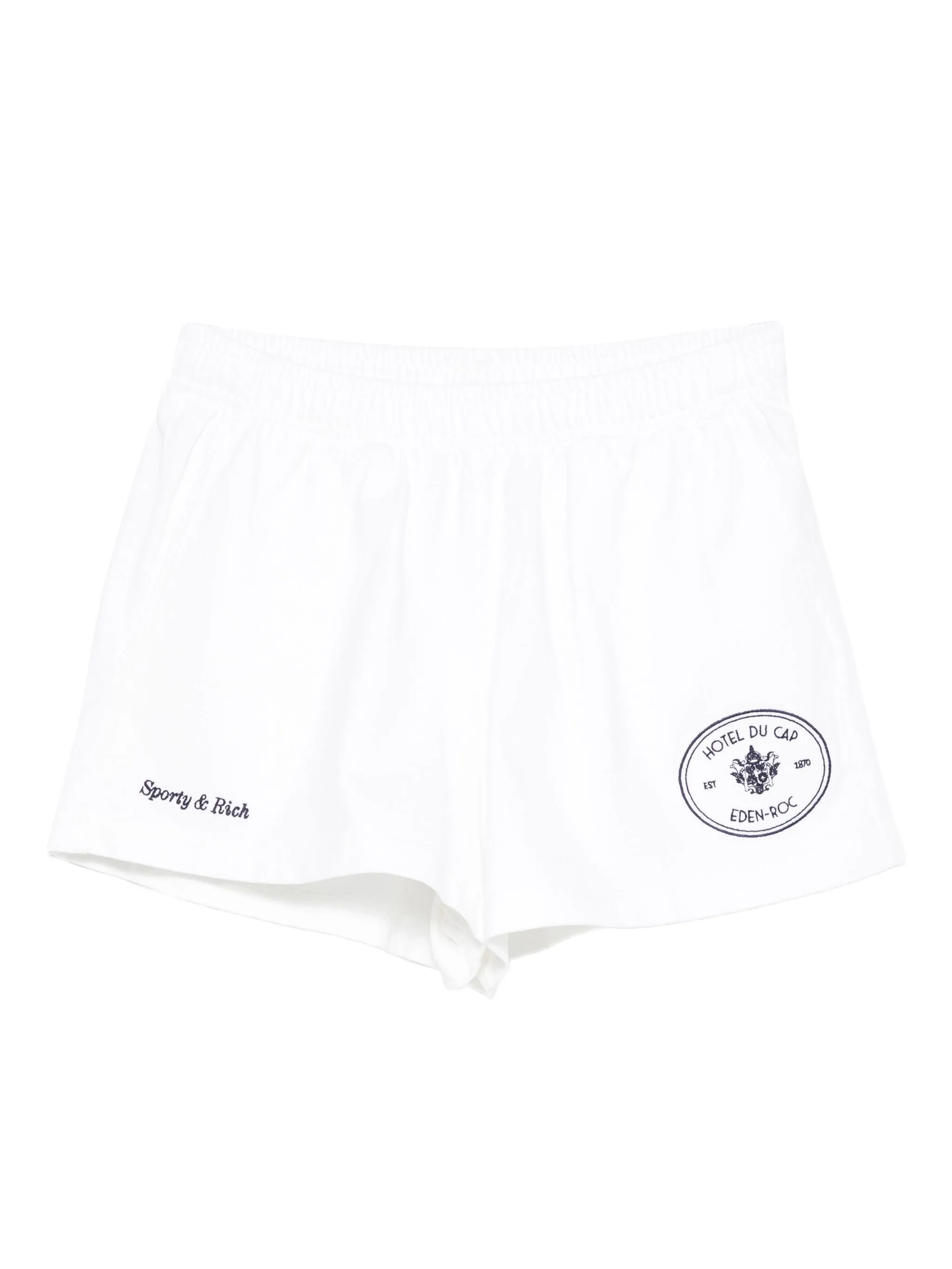 Шорты Eden Crest из коллаборации с Hotel du Cap Eden Roc Sporty & Rich, белый
Шорты Eden Crest из коллаборации с Hotel du Cap Eden Roc Sporty & Rich, белый