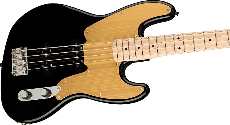 Squier Paranormal Jazz Bass '54, кленовый гриф, золотая анодированная накладка, черный Paranormal Jazz Bass '54, Maple Fingerboard, Gold Anodized Pickguard, Black
Squier Paranormal Jazz Bass '54, кленовый гриф, золотая анодированная накладка, черный Paranormal Jazz Bass '54, Maple Fingerboard, Gold Anodized Pickguard, Black