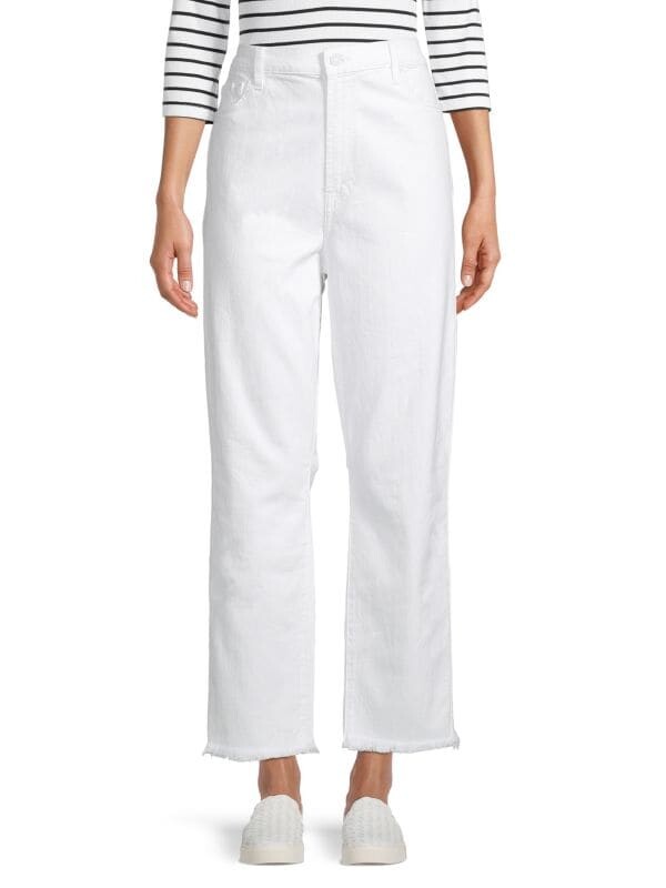 Укороченные прямые джинсы с высокой посадкой 7 For All Mankind Prince
Укороченные прямые джинсы с высокой посадкой 7 For All Mankind Prince