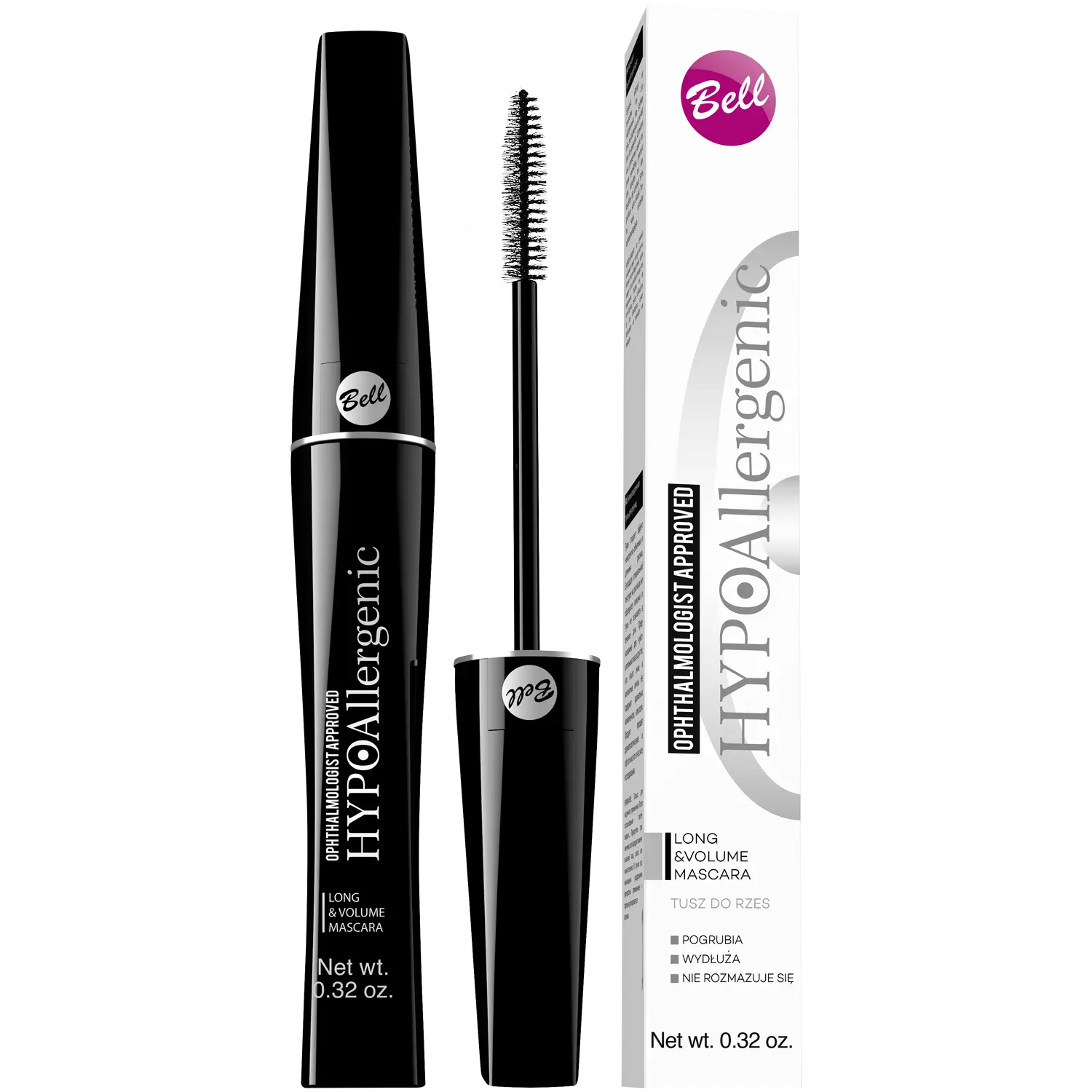 Bell HYPOAllergenic Long & Volume тушь для ресниц 10,9 г 
Bell HYPOAllergenic Long & Volume тушь для ресниц 10,9 г