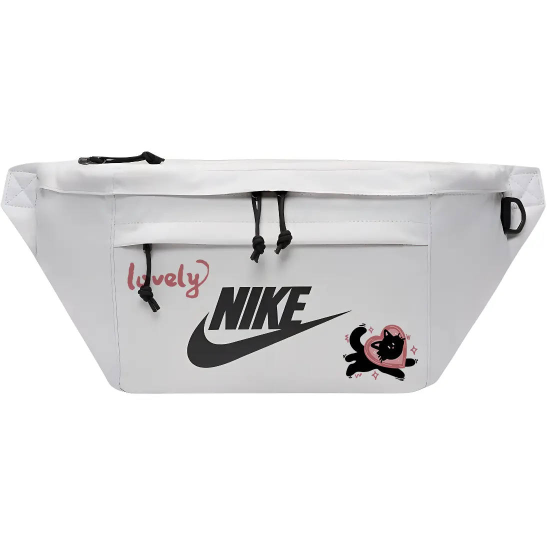 Nike Тканевая поясная сумка через плечо унисекс светло-бежевая, Heart Cat
Nike Тканевая поясная сумка через плечо унисекс светло-бежевая, Heart Cat