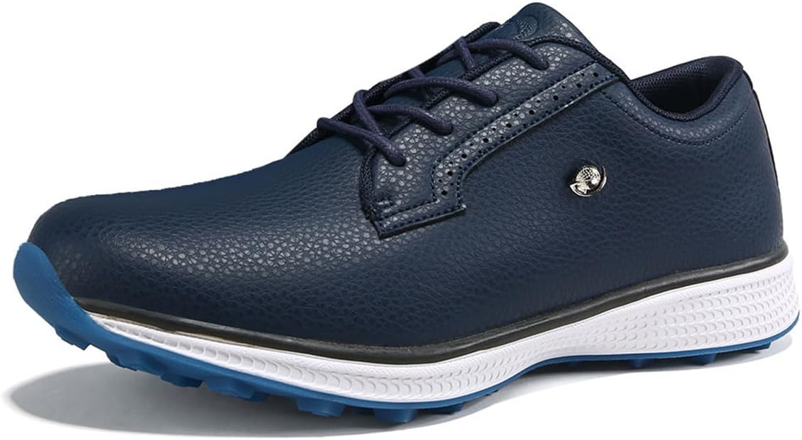 Мужские кожаные повседневные гольф-кроссовки, кожаные для гольфа и прогулок, модные кроссовки, дышащие, легкие, тренажеры для гольфа Omcam, синий
Мужские кожаные повседневные гольф-кроссовки, кожаные для гольфа и прогулок, модные кроссовки, дышащие, легкие, тренажеры для гольфа Omcam, синий