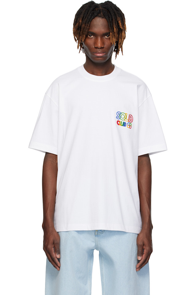 Футболка с логотипом из флока Solid Homme, белый
Футболка с логотипом из флока Solid Homme, белый
