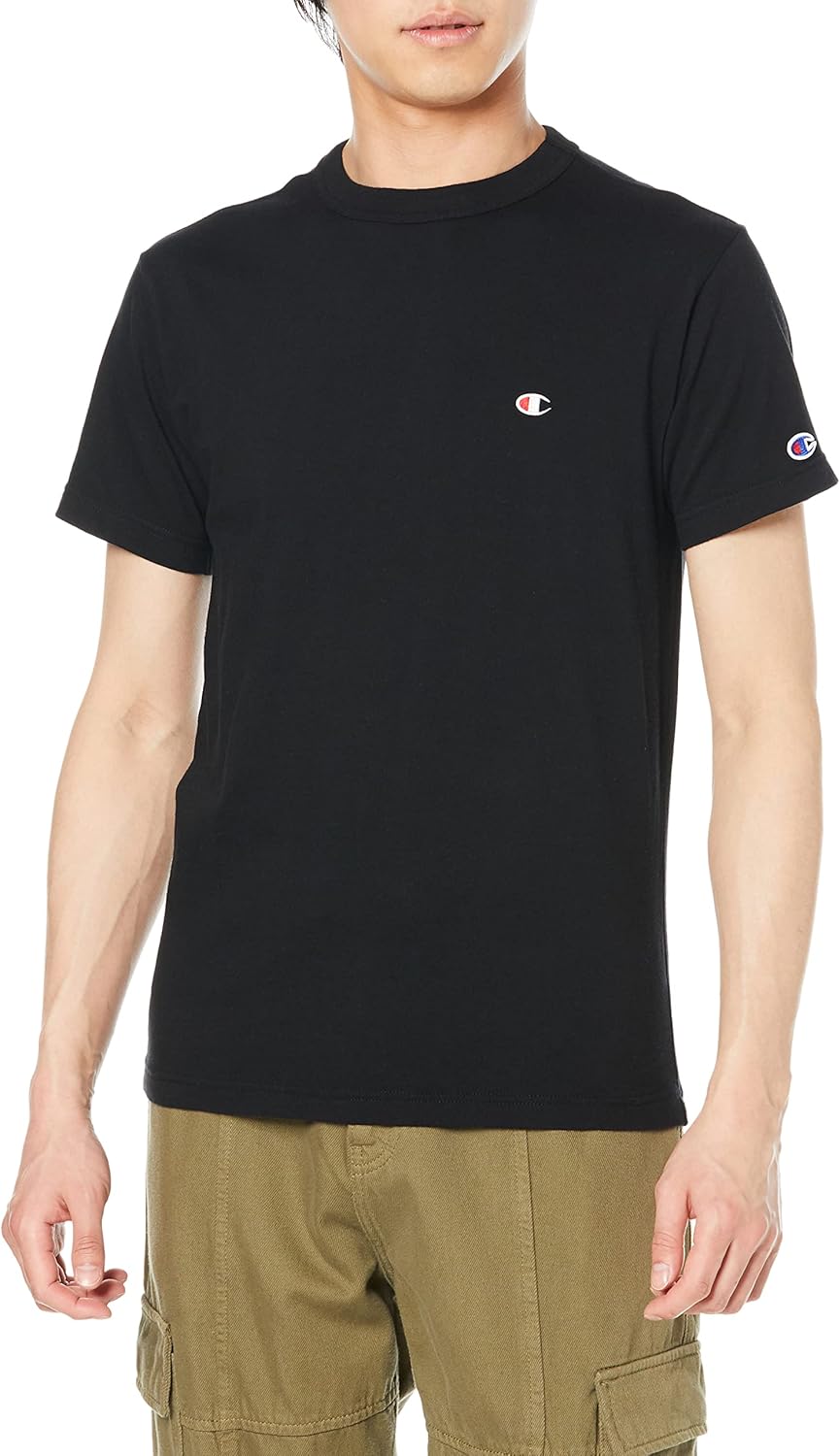 Мужская футболка с коротким рукавом Champion C3-P300, 100% хлопок, классический дизайн, вышитый логотип, базовый стиль, черный
Мужская футболка с коротким рукавом Champion C3-P300, 100% хлопок, классический дизайн, вышитый логотип, базовый стиль, черный