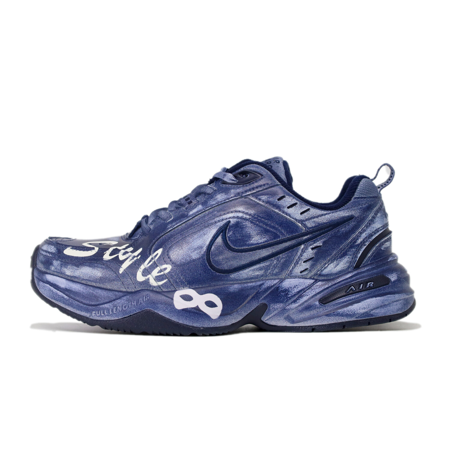 Кроссовки Nike Air Monarch 4 Chunky Sneakers Unisex Low-top White, Blue, Black, темно-синий
Кроссовки Nike Air Monarch 4 Chunky Sneakers Unisex Low-top White, Blue, Black, темно-синий