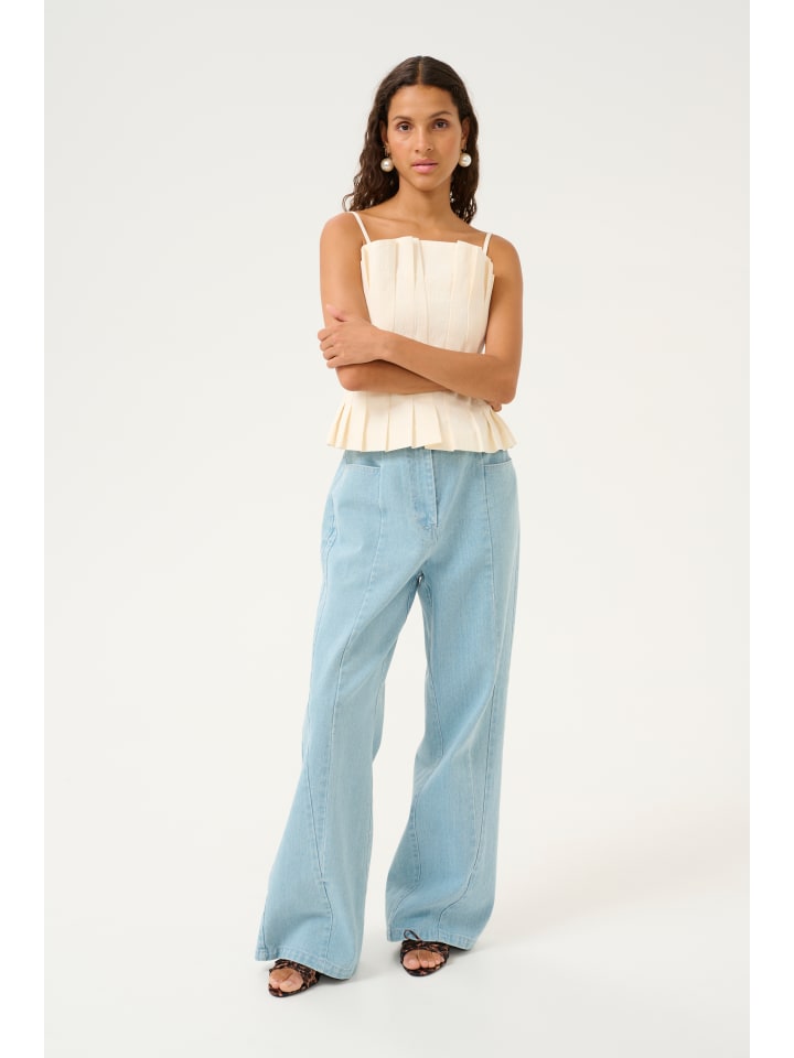 Karen By Simonsen Повседневные брюки KBVipper свободного кроя из светло-голубого денима
Karen By Simonsen Повседневные брюки KBVipper свободного кроя из светло-голубого денима