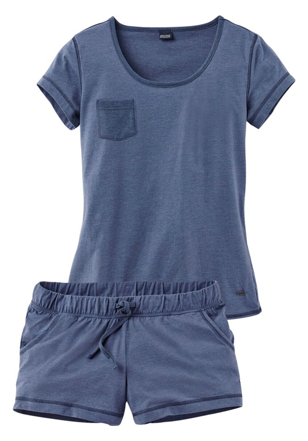 Короткий пижамный комплект Arizona, морской синий
Короткий пижамный комплект Arizona, морской синий