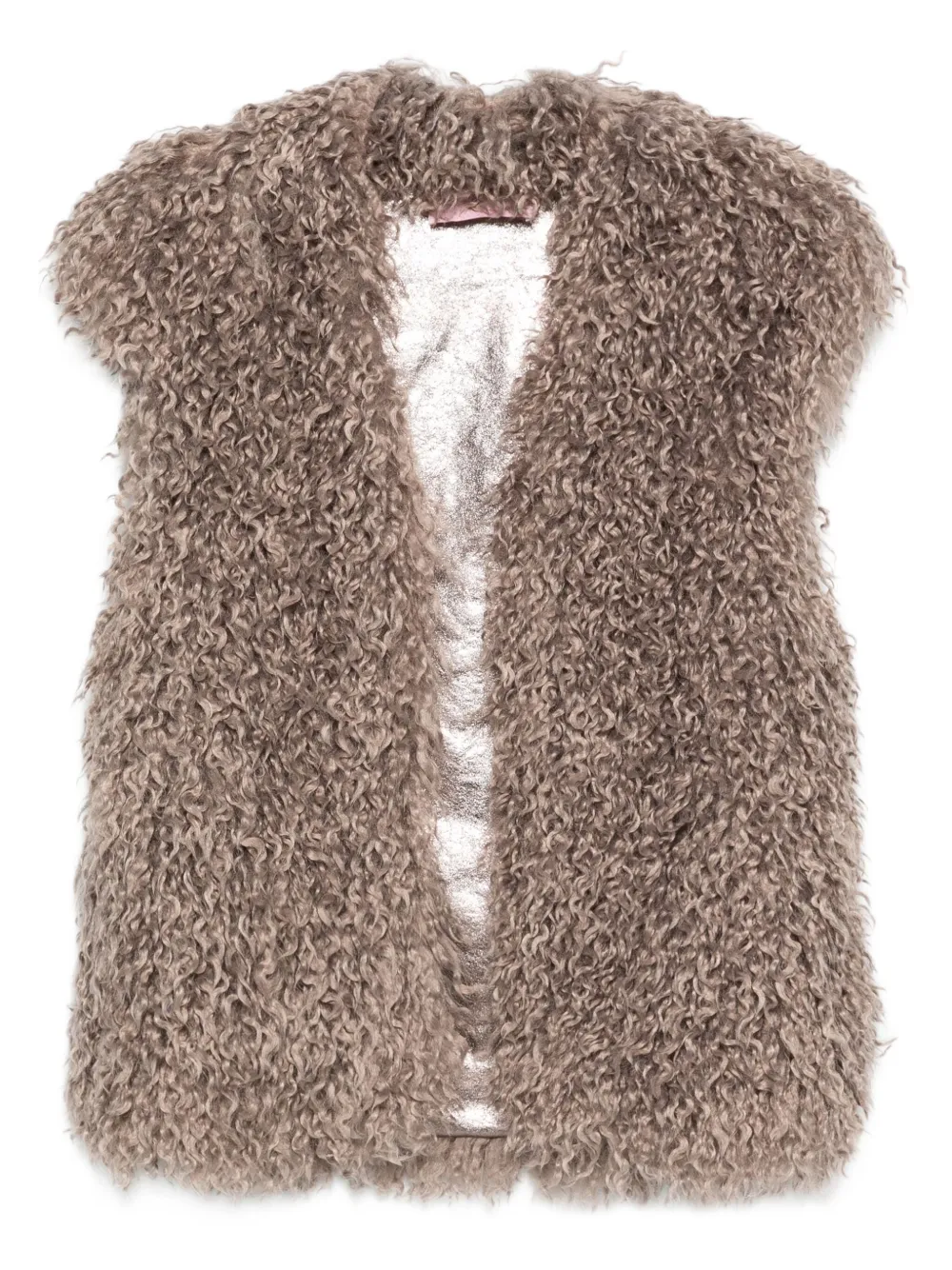 Жилет из искусственного меха Kristina Ti, коричневый
Жилет из искусственного меха Kristina Ti, коричневый