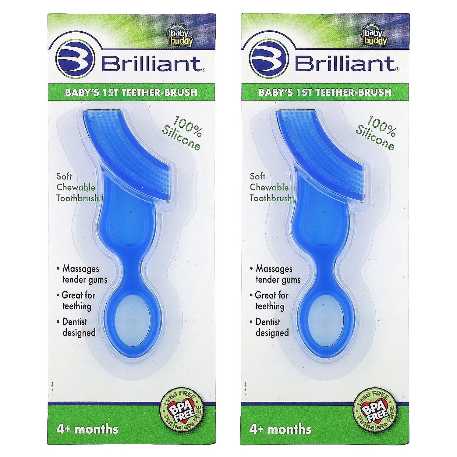 Щетка Baby Buddy Brilliant для прорезывания зубов
Щетка Baby Buddy Brilliant для прорезывания зубов