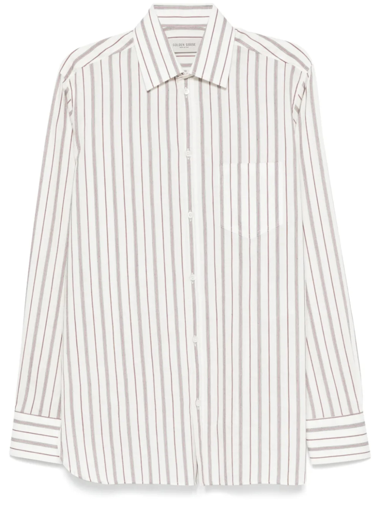 Полосатая рубашка Golden Goose, белый
Полосатая рубашка Golden Goose, белый