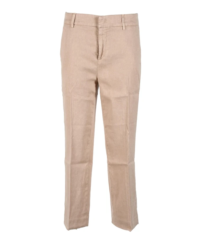 Эластичные брюки из смеси льна и лиоцелла Dondup, розовый
Эластичные брюки из смеси льна и лиоцелла Dondup, розовый