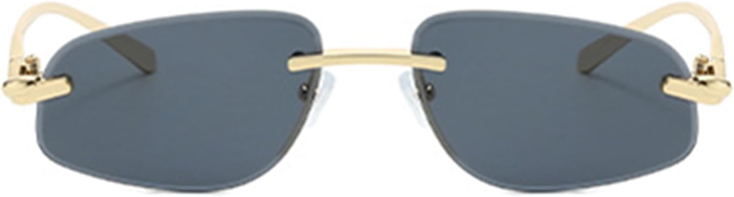 Солнцезащитные очки Bullabulling в стиле ретро, неровной квадратной формы, для женщин и мужчин, винтажный стиль 90-х, защита от УФ-излучения, маленькие женские солнцезащитные очки без оправы, Gray Gold
Солнцезащитные очки Bullabulling в стиле ретро, неровной квадратной формы, для женщин и мужчин, винтажный стиль 90-х, защита от УФ-излучения, маленькие женские солнцезащитные очки без оправы, Gray Gold