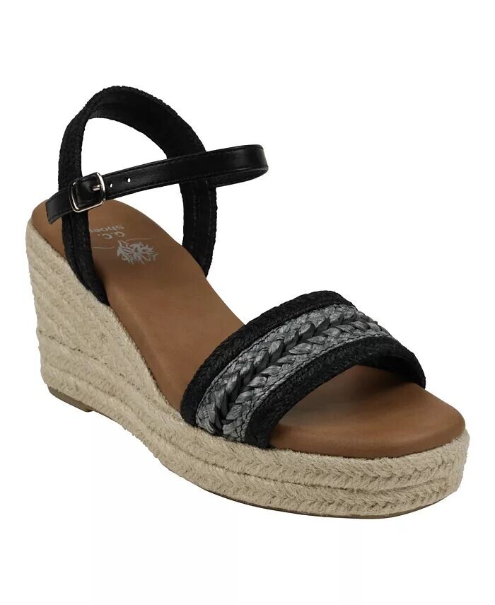 Женские босоножки Solene-эспадрилья на танкетке с пяткой на пятке GC Shoes, черный
Женские босоножки Solene-эспадрилья на танкетке с пяткой на пятке GC Shoes, черный
