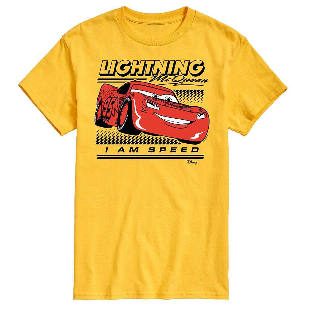 Мужская футболка с рисунком I Am Speed Cars Lightning McQueen Disney/Pixar Disney / Pixar, желтый
Мужская футболка с рисунком I Am Speed Cars Lightning McQueen Disney/Pixar Disney / Pixar, желтый
