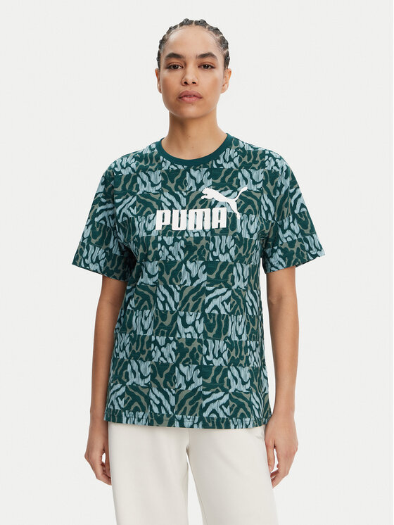 Свободная футболка Ess Graphic 685070 Puma, зеленый 
Свободная футболка Ess Graphic 685070 Puma, зеленый