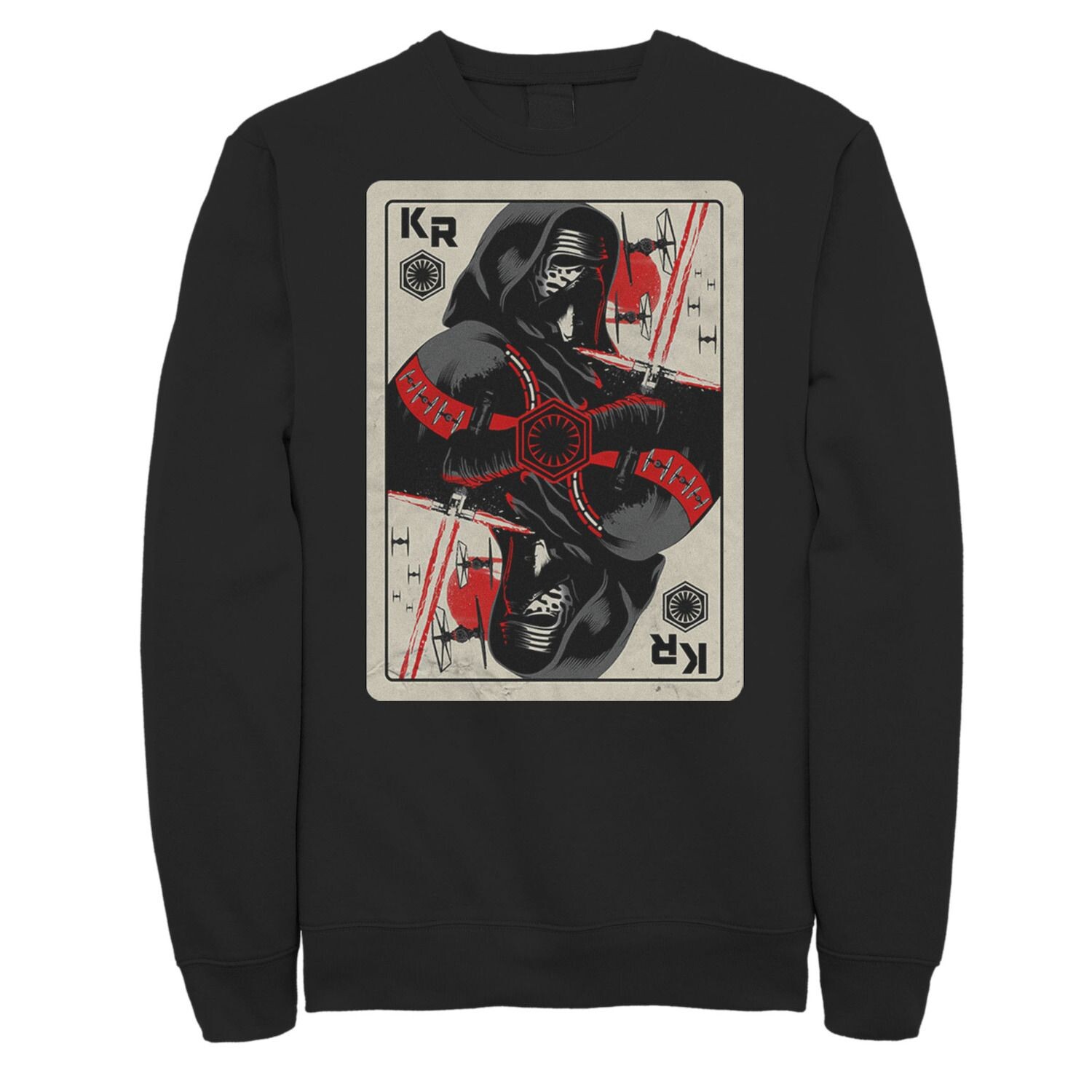 Мужской высокий пуловер Kylo Ren Aces свитшот Star Wars
Мужской высокий пуловер Kylo Ren Aces свитшот Star Wars