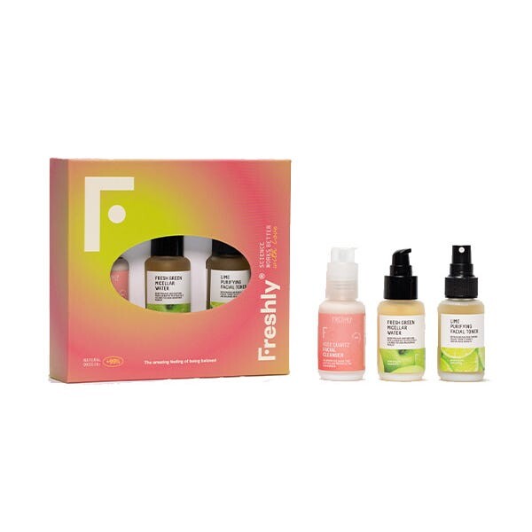 Мини-очищающее трио 1 шт Freshly Cosmetics
Мини-очищающее трио 1 шт Freshly Cosmetics