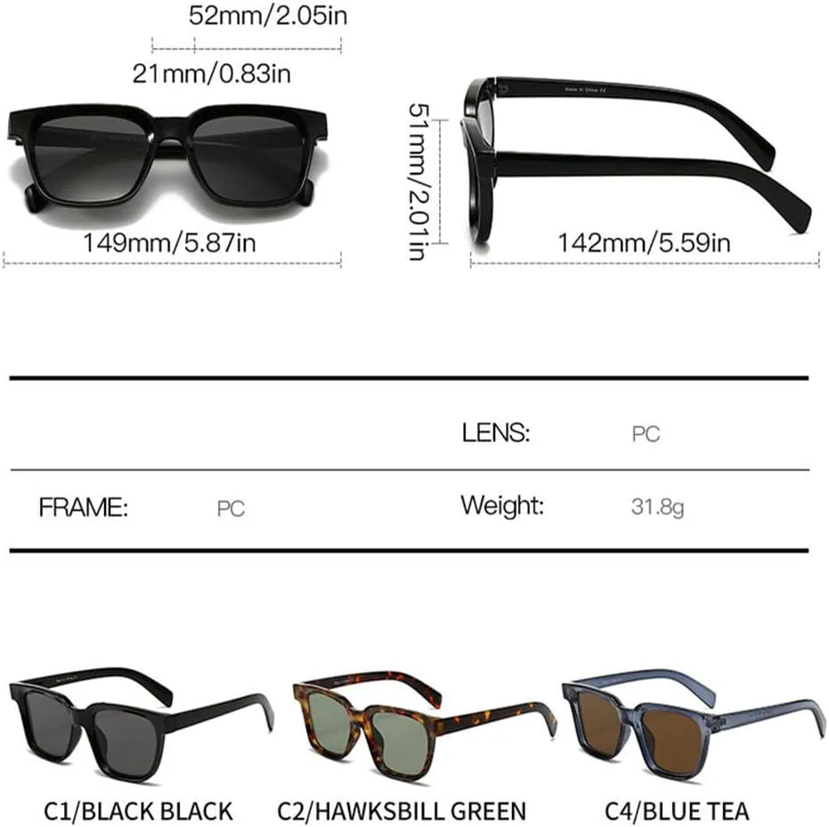 2026 Женские ретро-панк прямоугольные солнцезащитные очки с солнцезащитным козырьком, универсальные, модные, стильные солнцезащитные очки, чай, один MTZJH, One Color
2026 Женские ретро-панк прямоугольные солнцезащитные очки с солнцезащитным козырьком, универсальные, модные, стильные солнцезащитные очки, чай, один MTZJH, One Color