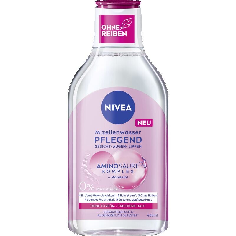 Мицеллярная вода питательная NIVEA, 400 ml
Мицеллярная вода питательная NIVEA, 400 ml