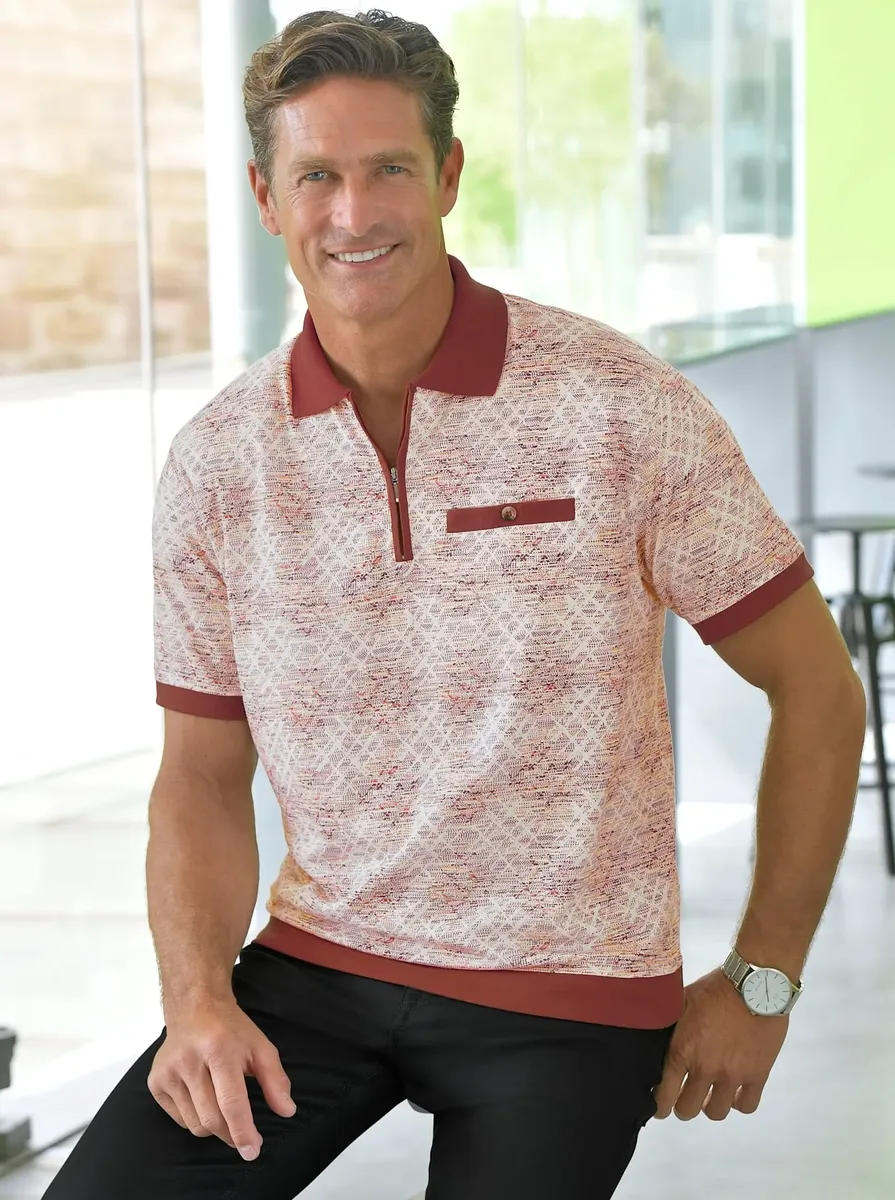 Рубашка поло Marco Donati "Рубашка поло с короткими рукавами", цвет Terra-Bedruckt
Рубашка поло Marco Donati "Рубашка поло с короткими рукавами", цвет Terra-Bedruckt