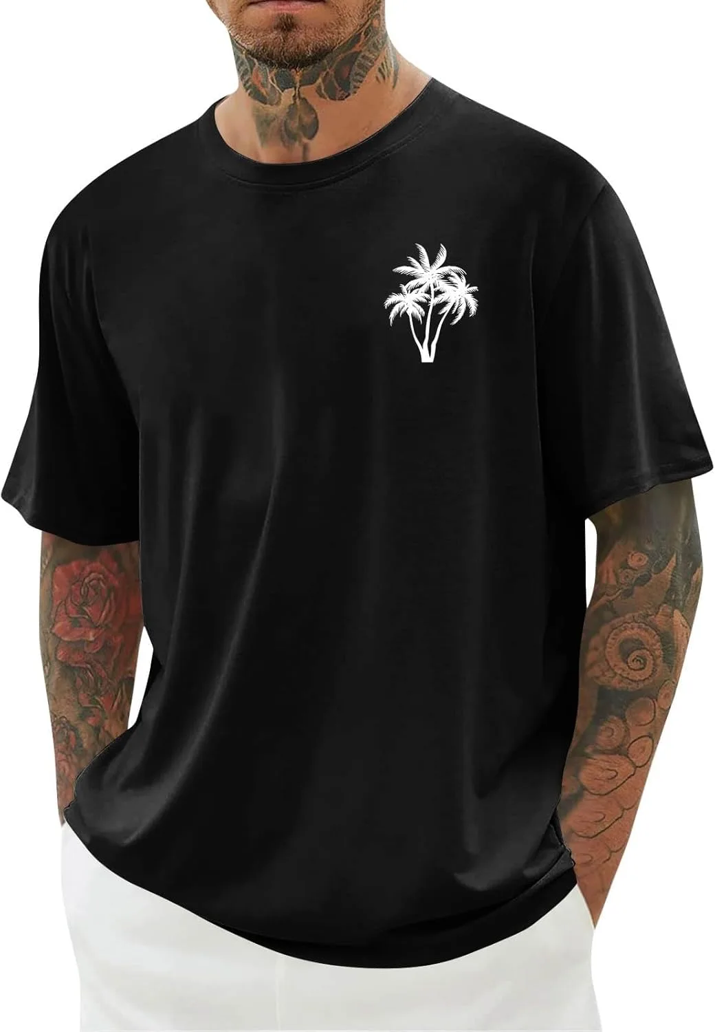 Футболка мужская Casual Big and Tall летняя с принтом Coconut Palm
Футболка мужская Casual Big and Tall летняя с принтом Coconut Palm