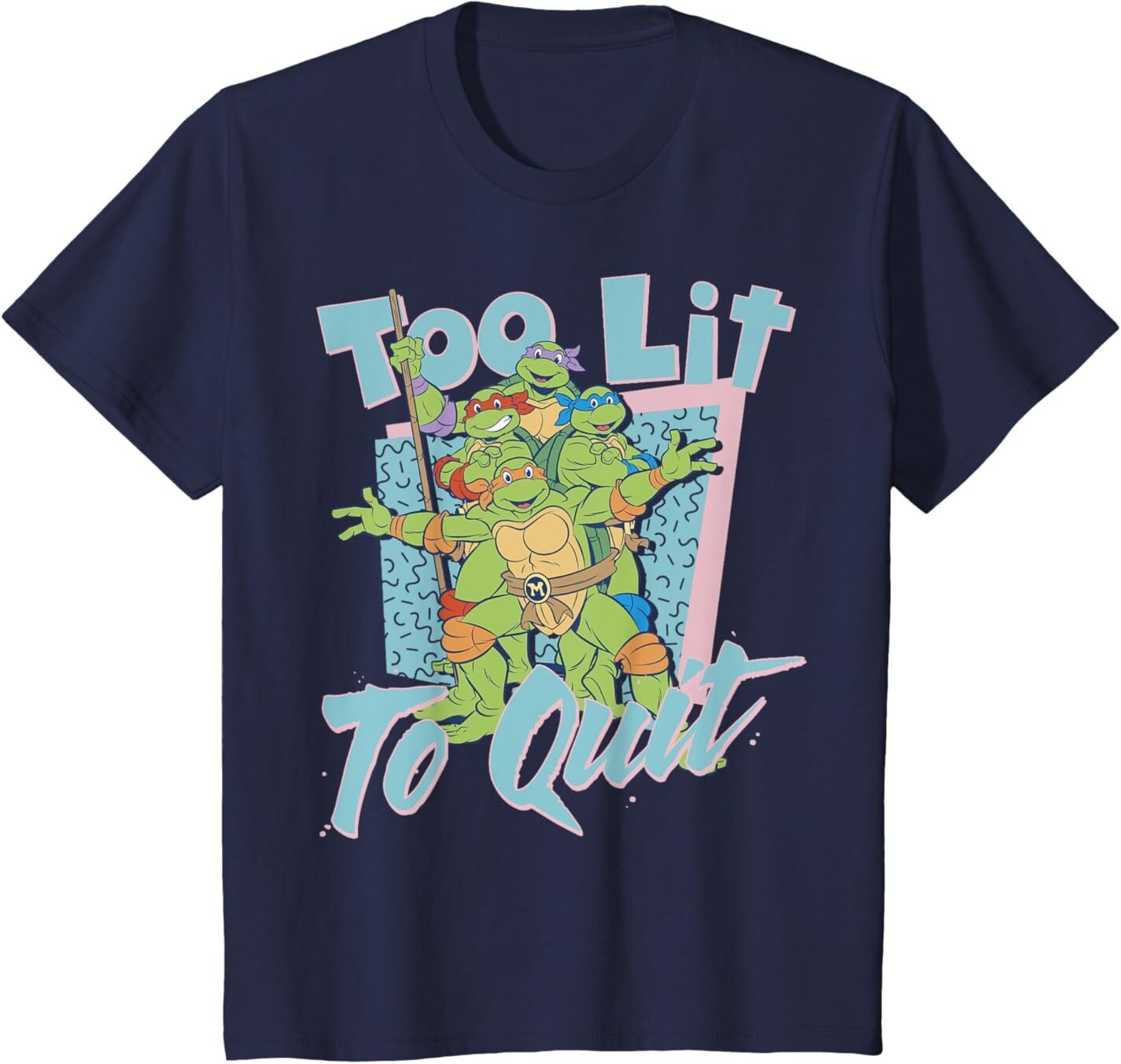 Футболка для подростков Teenage Mutant Ninja Turtles Too Lit To Quit, темно-синий
Футболка для подростков Teenage Mutant Ninja Turtles Too Lit To Quit, темно-синий