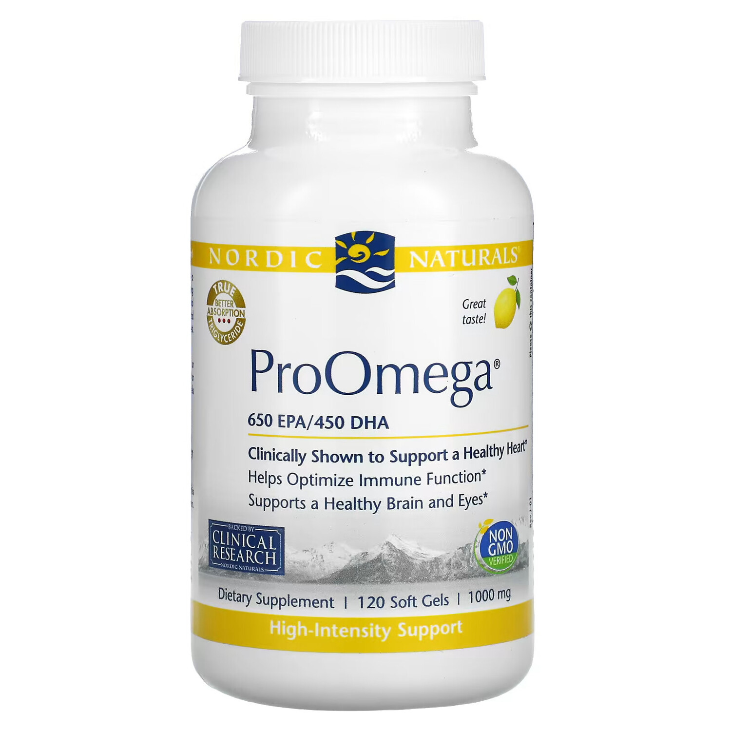 Nordic Naturals, ProOmega, лимон, 1000 мг, 120 мягких таблеток 
Nordic Naturals, ProOmega, лимон, 1000 мг, 120 мягких таблеток