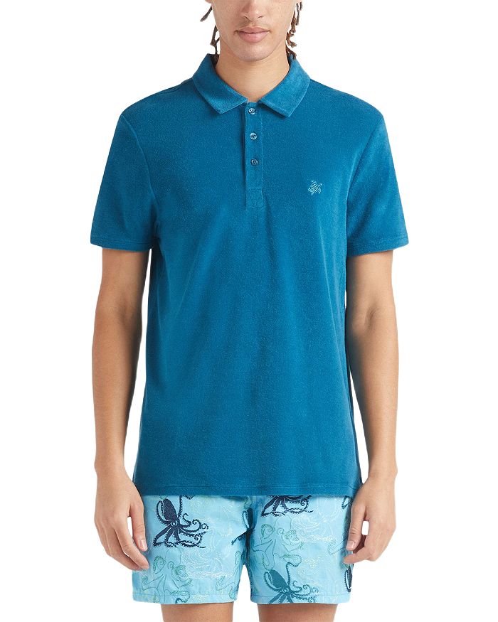 Облегающая хлопковая поло-рубашка с пике Vilebrequin, синий
Облегающая хлопковая поло-рубашка с пике Vilebrequin, синий