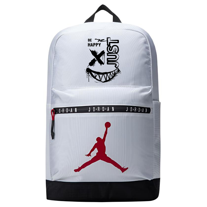 Jordan Полиэстеровый рюкзак унисекс белый, Evil Smiley Face
Jordan Полиэстеровый рюкзак унисекс белый, Evil Smiley Face