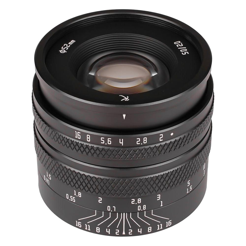 Объектив AstrHori 50mm f/2, Canon EF-M Mount, черный
Объектив AstrHori 50mm f/2, Canon EF-M Mount, черный