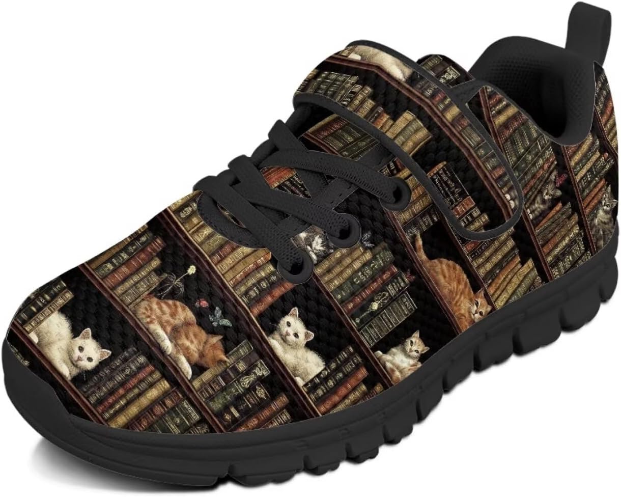 Детские кроссовки Highland Cattle and Cactus для девочек, сетчатые, с одним ремешком, противоскользящие, для школы, спорта, бега Pointodoor, Cat With Books
Детские кроссовки Highland Cattle and Cactus для девочек, сетчатые, с одним ремешком, противоскользящие, для школы, спорта, бега Pointodoor, Cat With Books