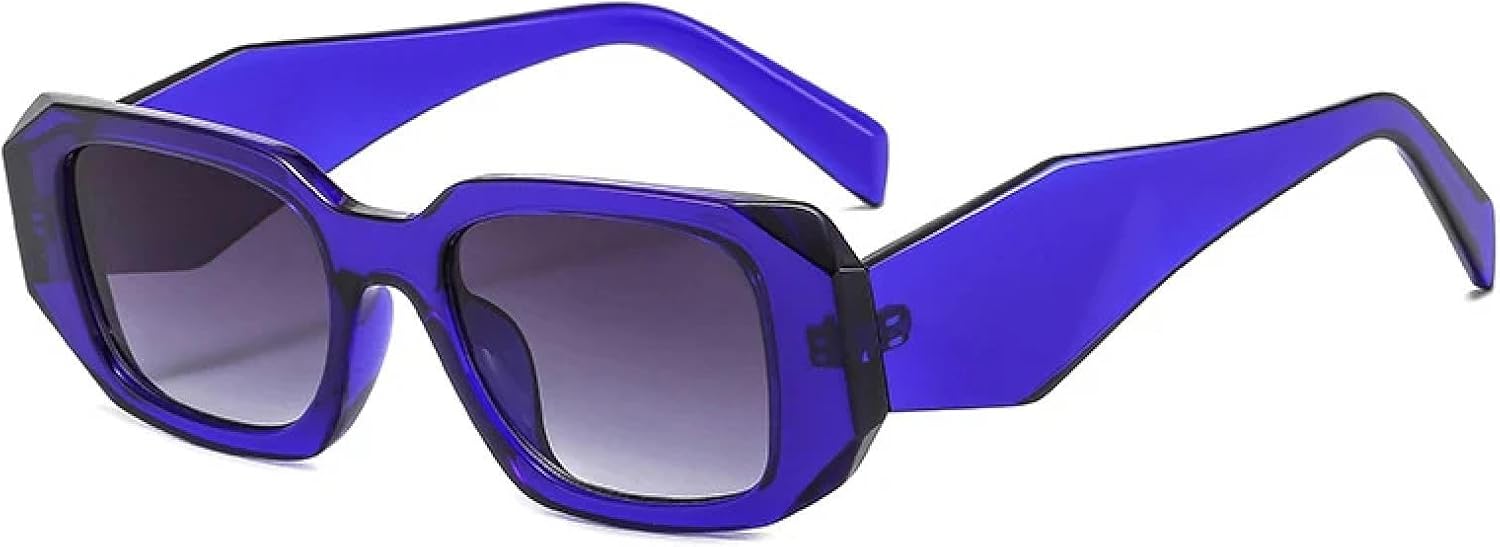 Модные женские солнцезащитные очки маленького прямоугольного размера в стиле ретро с широкими дужками, защита от УФ-излучения UV400 для мужчин HHZZYVY, Blue Gray Gradient
Модные женские солнцезащитные очки маленького прямоугольного размера в стиле ретро с широкими дужками, защита от УФ-излучения UV400 для мужчин HHZZYVY, Blue Gray Gradient