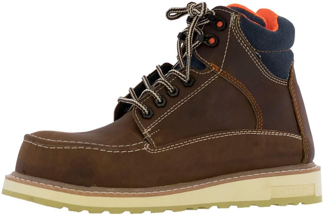 Ботинки для работы El Presidente Mens ST10W Honey Brown с кожаными шнурками, противоскользящие, с стальным носком
Ботинки для работы El Presidente Mens ST10W Honey Brown с кожаными шнурками, противоскользящие, с стальным носком