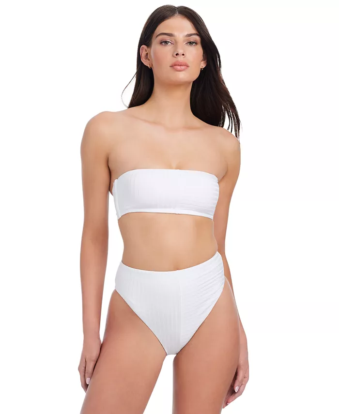 Женский топ-бандо в рубчик Refresh и плавки-бикини в рубчик с высоким вырезом и высокой талией Sanctuary, белый
Женский топ-бандо в рубчик Refresh и плавки-бикини в рубчик с высоким вырезом и высокой талией Sanctuary, белый