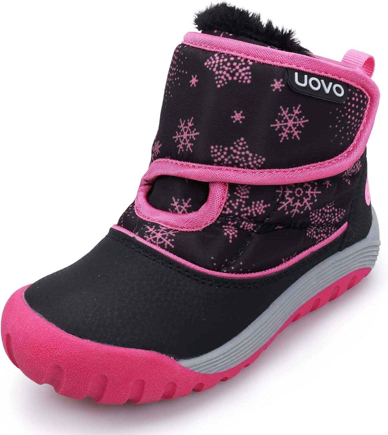 Детские зимние ботинки UOVO для мальчиков, утепленные мехом, устойчивые к скольжению, для улицы (для малышей/маленьких детей), черный/красный
Детские зимние ботинки UOVO для мальчиков, утепленные мехом, устойчивые к скольжению, для улицы (для малышей/маленьких детей), черный/красный