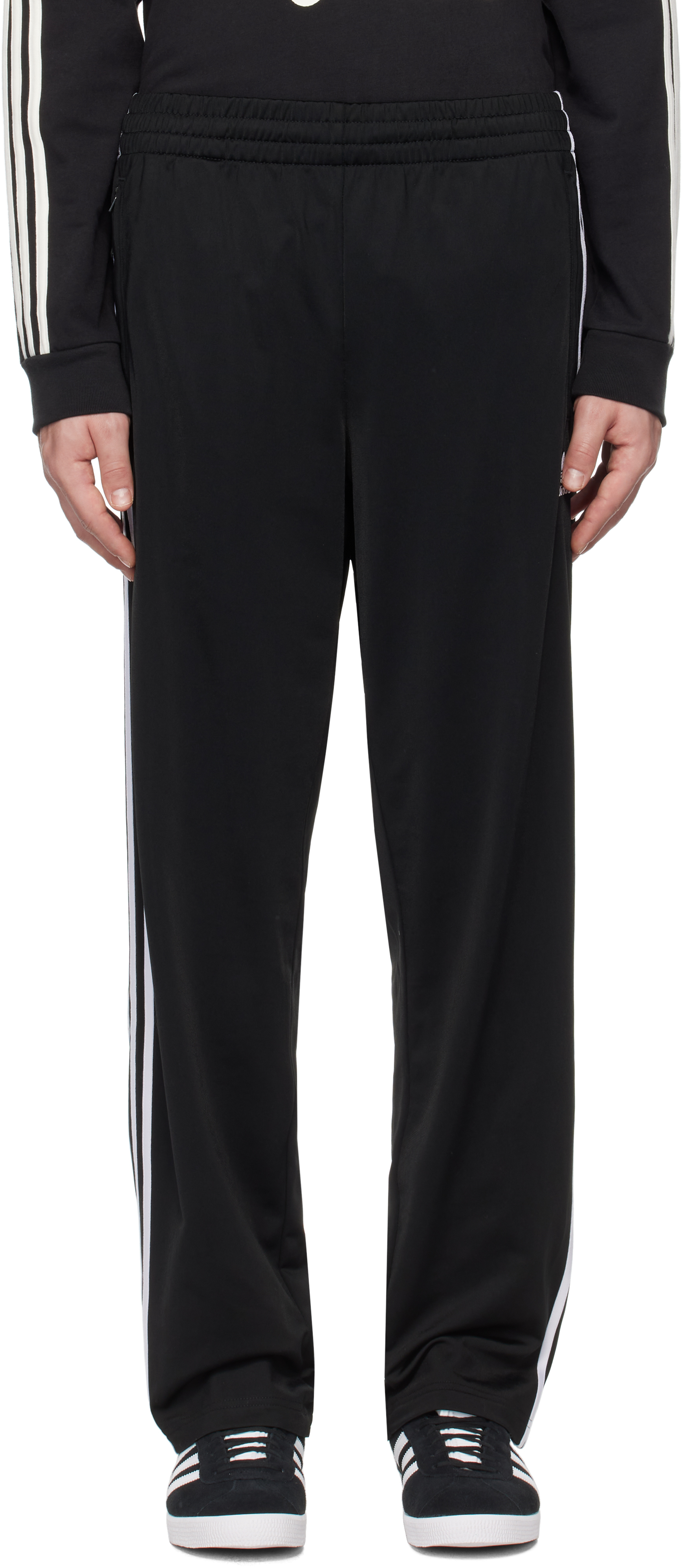 Черные спортивные штаны Adicolor Classics Firebird Adidas Originals, черный/белый
Черные спортивные штаны Adicolor Classics Firebird Adidas Originals, черный/белый