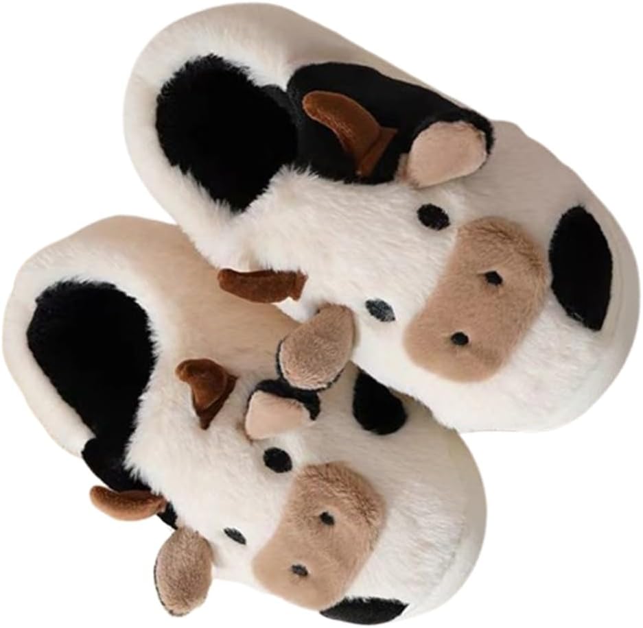 Милые пушистые тапочки в виде мультяшной коровы, очень большие, для женщин и мужчин - зимние теплые уютные домашние тапочки с мягким пушистым хлопком, противоскользящие Generic, черный
Милые пушистые тапочки в виде мультяшной коровы, очень большие, для женщин и мужчин - зимние теплые уютные домашние тапочки с мягким пушистым хлопком, противоскользящие Generic, черный