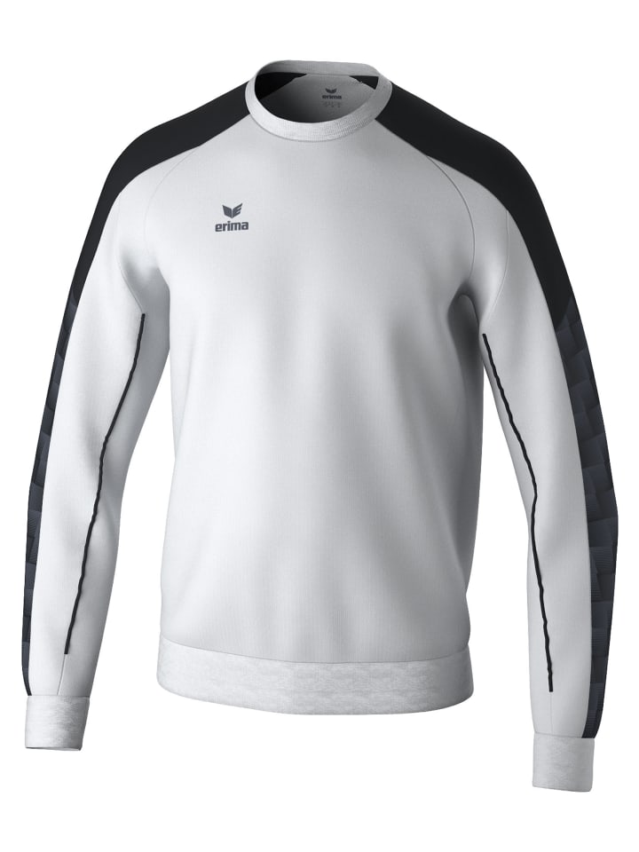 Функциональная рубашка erima Sweatshirt, цвет weiss/schwarz 
Функциональная рубашка erima Sweatshirt, цвет weiss/schwarz