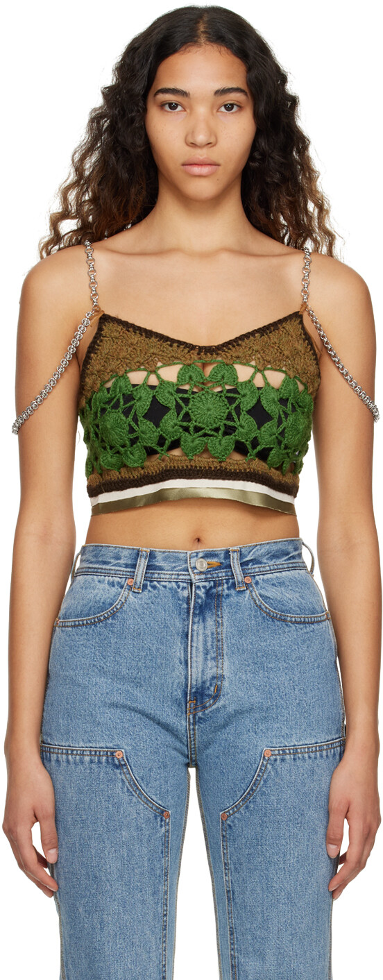 Майка Mila цвета хаки Andersson Bell
Майка Mila цвета хаки Andersson Bell