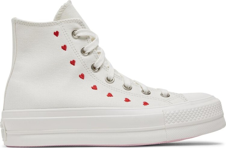 Кроссовки Converse Wmns Chuck Taylor All Star Lift Platform High Embroidered Hearts - White, белый
Кроссовки Converse Wmns Chuck Taylor All Star Lift Platform High Embroidered Hearts - White, белый