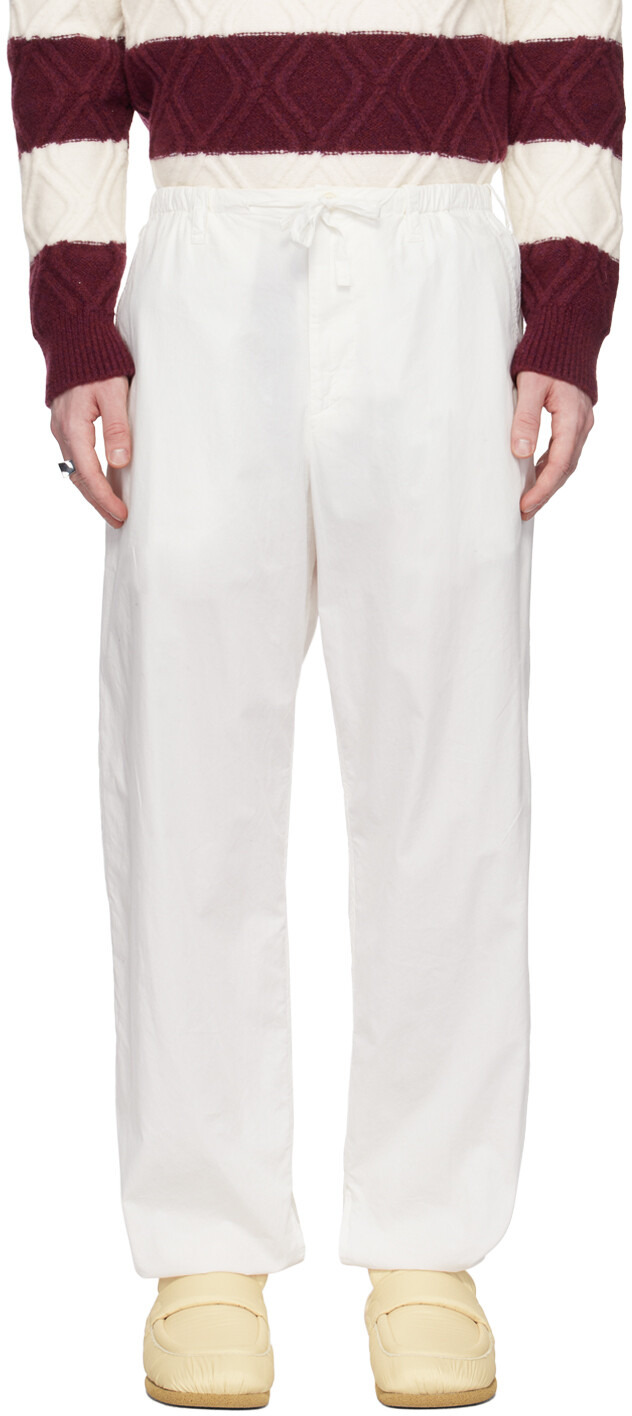Брюки Off-White с кулиской Dries Van Noten, Серый, Брюки Off-White с кулиской Dries Van Noten
Брюки Off-White с кулиской Dries Van Noten, Серый, Брюки Off-White с кулиской Dries Van Noten